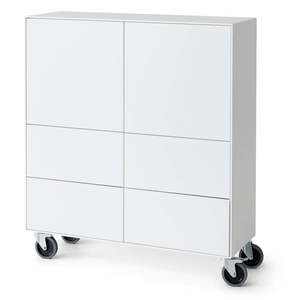 Biela vysoká komoda 91x103 cm Edge by Hammel - Hammel Furniture vyobraziť