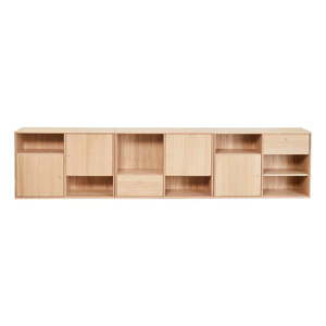 Nízka komoda v dekore duba 267x61 cm Mistral - Hammel Furniture vyobraziť