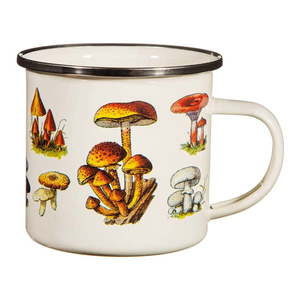 Krémový detský hrnček zo smaltu Vintage Mushroom - Sass & Belle vyobraziť