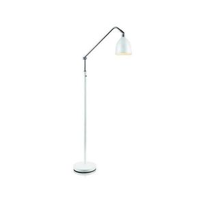 Biela voľne stojacia lampa Markslöjd Fredrikshamn vyobraziť