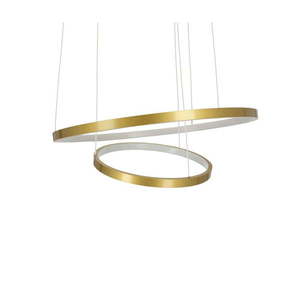 LED závesné svietidlo v zlatej farbe ø 50 cm Lune - Candellux Lighting vyobraziť