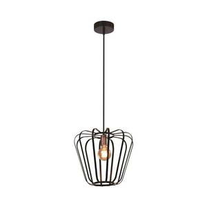 Čierne kovové závesné svietidlo ø 35 cm Jonas - Candellux Lighting vyobraziť