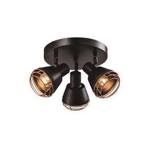 Čierne kovové stropné svietidlo Neria - Candellux Lighting vyobraziť