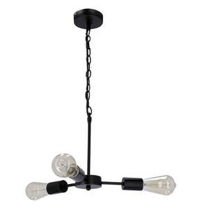 Čierne kovové závesné svietidlo Sparta - Candellux Lighting vyobraziť