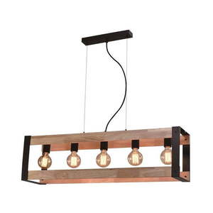 Čierne závesné svietidlo 20x90 cm Varna - Candellux Lighting vyobraziť