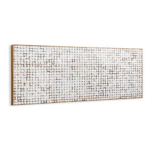 Čelo postele z mangového dreva v bielo-prírodnej farbe 174x60 cm Kron - Kave Home vyobraziť