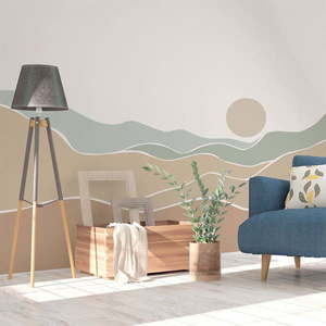 Samolepka na stenu 185x90 cm Desert Sunrise - Ambiance vyobraziť