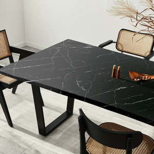 Samolepka na nábytok 200x60 cm Black and White Marble - Ambiance vyobraziť