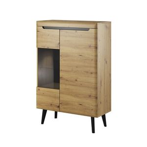 ArtPS Vitrína FJORD NWT90 Farba: Dub artisan vyobraziť