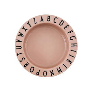 Béžový detský hlboký tanier Design Letters Eat & Learn, 15, 5 cm vyobraziť
