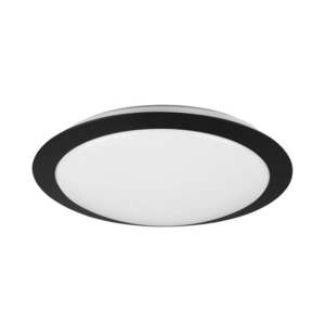 Matne čierne LED stropné svietidlo ø 29 cm Umberto - Trio vyobraziť