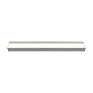 LED nástenné svietidlo v lesklej striebornej farbe (dĺžka 60 cm) Rocco - Trio vyobraziť