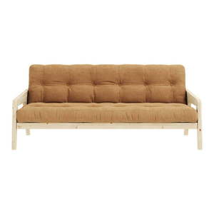 Horčicová rozkladacia pohovka 190 cm Grab Clear – Karup Design vyobraziť
