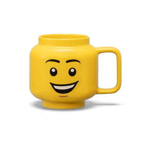 Žltý keramický detský hrnček 530 ml Head - LEGO® vyobraziť