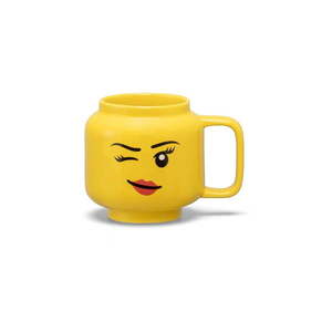 Žltý keramický detský hrnček 255 ml Head - LEGO® vyobraziť