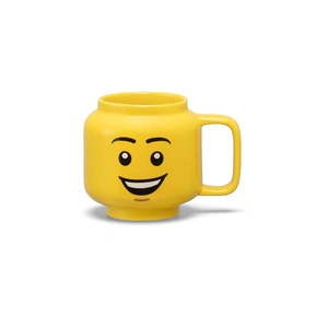 Žltý keramický detský hrnček 255 ml Head - LEGO® vyobraziť