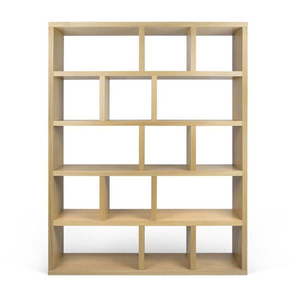 Knižnica v dekore duba v prírodnej farbe 150x198 cm Berlin – TemaHome vyobraziť