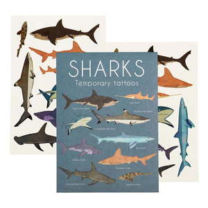 Dočasné tetovanie 2 ks Sharks - Rex London vyobraziť