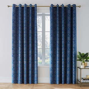 Modré závesy v súprave 2 ks 229x168 cm Art Deco Pearl - Catherine Lansfield vyobraziť