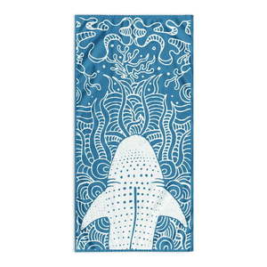 Modrá plážová osuška 90x180 cm Shark - DecoKing vyobraziť