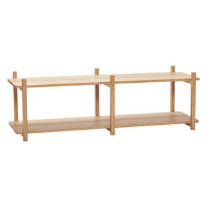 Regál z dubového dreva 150x47 cm Mason - Hübsch vyobraziť