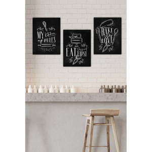 Ceduľa 3 ks 30x40 cm – Wallity vyobraziť