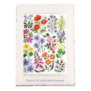 Pohľadnice v súprave 10 ks Wild Flowers – Rex London vyobraziť