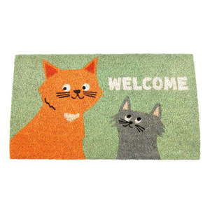 Rohožka z kokosového vlákna 73x43 cm Nine Lives - Rex London vyobraziť