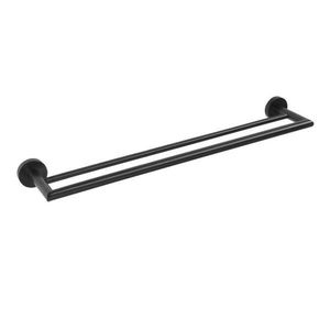 Čierny mosadzný držiak na uteráky Sapho X-Round, šírka 65 cm vyobraziť