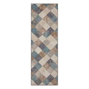 Modrý/béžový behúň 80x200 cm Terrain – Hanse Home vyobraziť