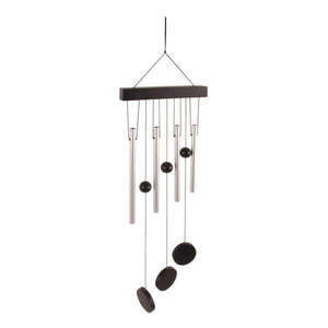 Závesná zvonkohra v striebornej farbe Esschert Design, 58 cm vyobraziť