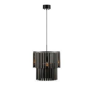 Matne čierne závesné svietidlo s kovovým tienidlom 42.5x42.5 cm Viento - Markslöjd vyobraziť