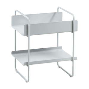 Svetlosivý kovový konzolový stolík 36x48 cm A-Console - Zone vyobraziť