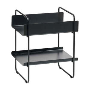 Čierny kovový konzolový stolík 36x48 cm A-Console - Zone vyobraziť