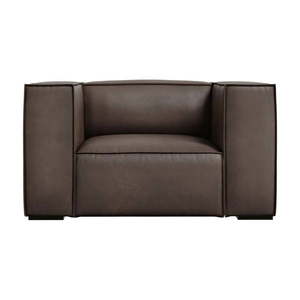Hnedé kožené kreslo Madame - Windsor & Co Sofas vyobraziť