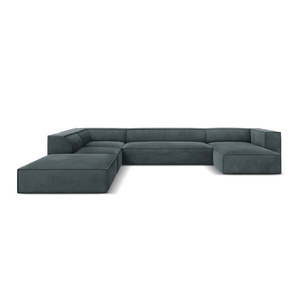 Rohová pohovka (ľavý roh) v petrolejovej/sivej farbe Madame - Windsor & Co Sofas vyobraziť