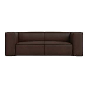Tmavohnedá kožená pohovka 212 cm Madame - Windsor & Co Sofas vyobraziť
