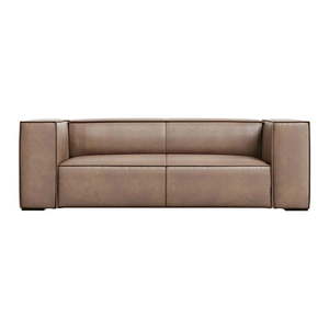 Svetlohnedá kožená pohovka 212 cm Madame - Windsor & Co Sofas vyobraziť
