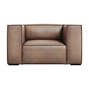 Svetlohnedé kožené kreslo Madame - Windsor & Co Sofas vyobraziť