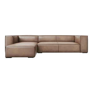 Svetlohnedá kožená rohová pohovka (ľavý roh) Madame - Windsor & Co Sofas vyobraziť