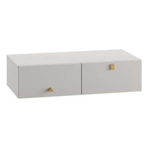 Svetlosivá nízka detská komoda 100x25 cm Cube - Pinio vyobraziť