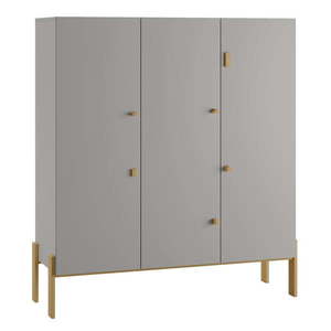 Svetlosivá detská šatníková skriňa 150x170 cm Cube - Pinio vyobraziť