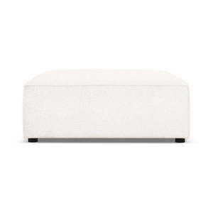 Béžová podnožka z textílie bouclé Jodie – Micadoni Home vyobraziť