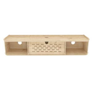 TV stolík v dekore duba v prírodnej farbe 116, 5x19, 5 cm Sima - Kalune Design vyobraziť