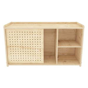 Nástenná knižnica v dekore duba v prírodnej farbe 65x30 cm Sima - Kalune Design vyobraziť