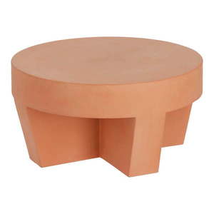 Terakotový odkladací stolík Kave Home Vilena, ⌀ 60 cm vyobraziť