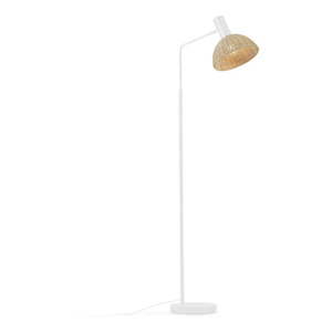 Stojacia lampa v prírodnej farbe s ratanovým tienidlom (výška 157 cm) Damila - Kave Home vyobraziť