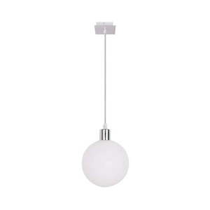 Závesné svietidlo v striebornej farbe so skleneným tienidlom ø 15 cm Oden - Candellux Lighting vyobraziť