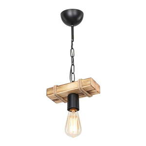 Stropné svietidlo v čierno-prírodnej farbe 10x20 cm – Squid Lighting vyobraziť