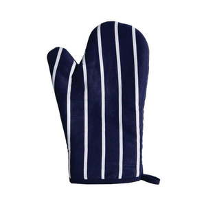 Modro-biela chňapka Premier Housewares Butcher Stripe Oven Glove vyobraziť